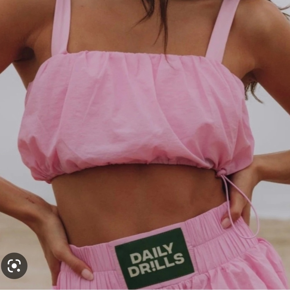 DAILY DRILLS BUBBLE TOP PINK 💘💘